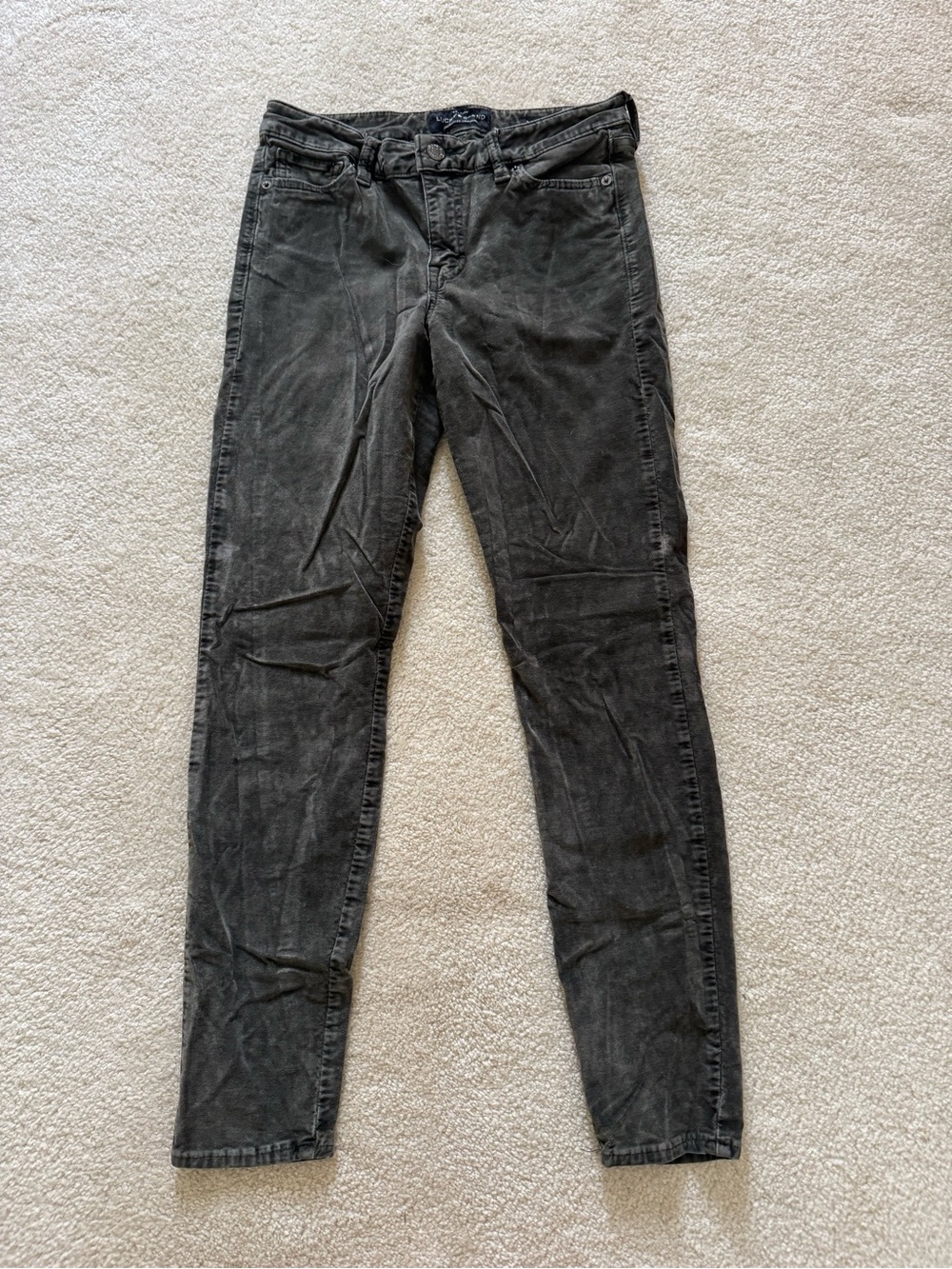 Lucky Brand Skinny Pants in Washed Black